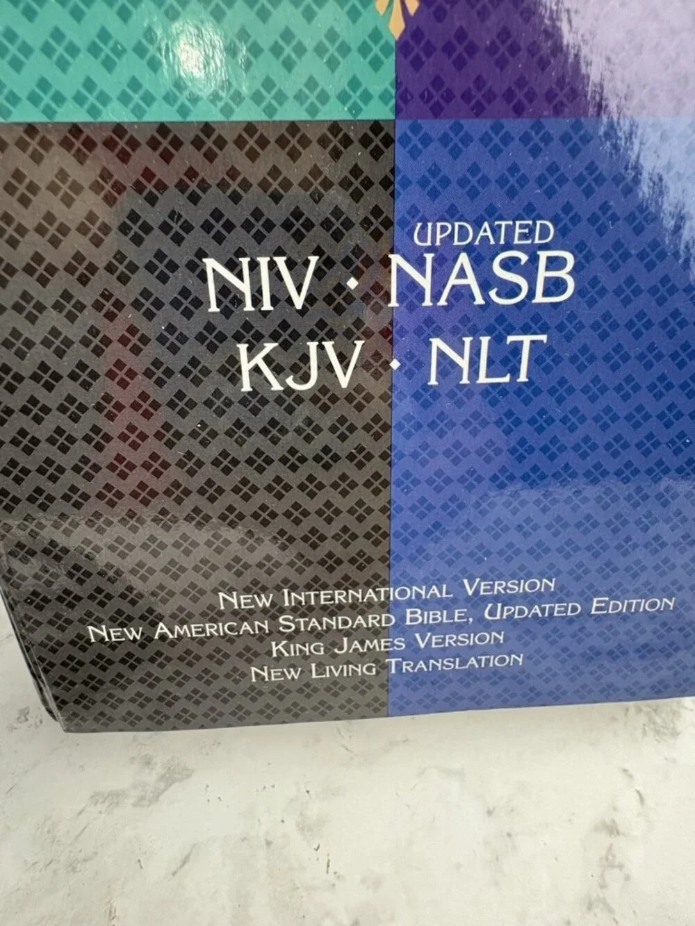 *TODAY'S PARALLEL BIBLE NIV Updated NASB KJV NLT Zondervan Hardcover Carry Case
